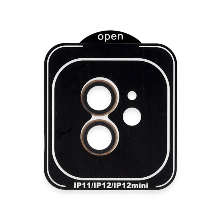 BFS  iPhone 11 PVD Metal Kamera Lens - Turuncu