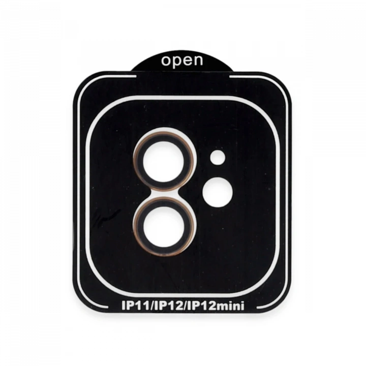 BFS  iPhone 11 PVD Metal Kamera Lens - Turuncu