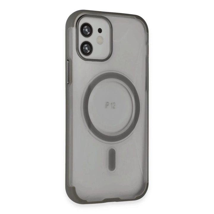 BFS  iPhone 12 Hilton Magsafe Kapak - Titan Gri