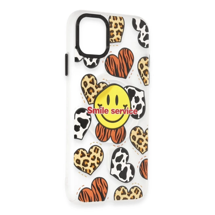 BFS  iPhone 12 Kılıf Apollo Magneticsafe Desenli Kapak - Apollo Şeffaf - 2