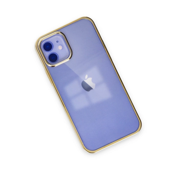 BFS  iPhone 12 Kılıf Element Silikon - Gold