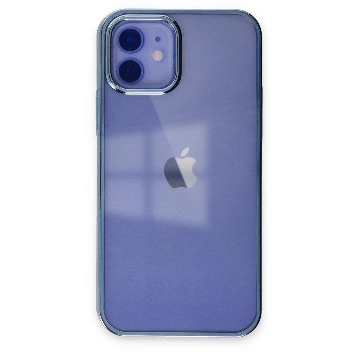 BFS  iPhone 12 Kılıf Element Silikon - Mavi