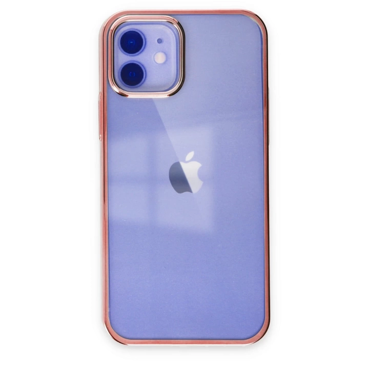 BFS  iPhone 12 Kılıf Element Silikon - Pembe