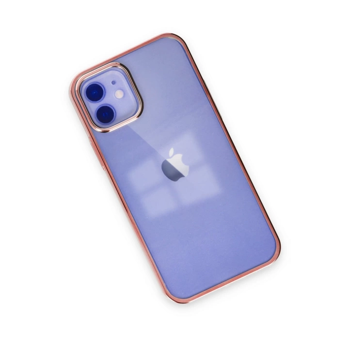 BFS  iPhone 12 Kılıf Element Silikon - Pembe