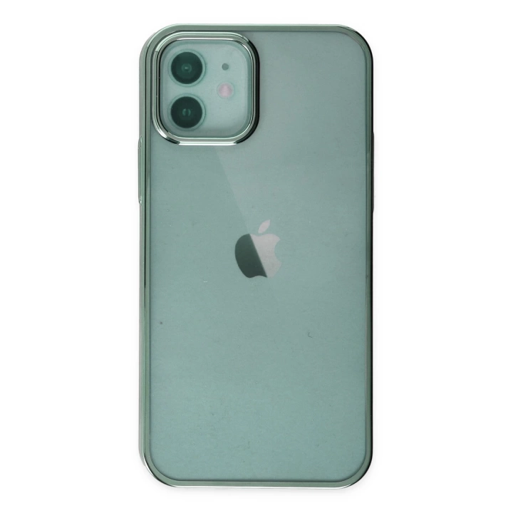 BFS  iPhone 12 Kılıf Element Silikon - Yeşil