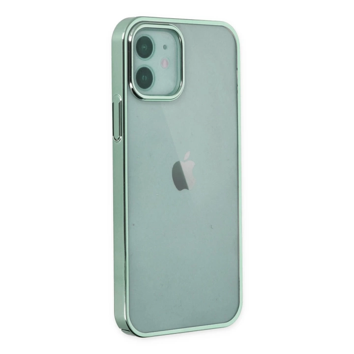 BFS  iPhone 12 Kılıf Element Silikon - Yeşil