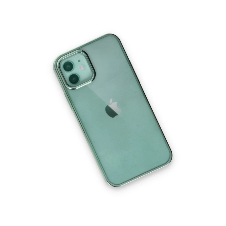 BFS  iPhone 12 Kılıf Element Silikon - Yeşil