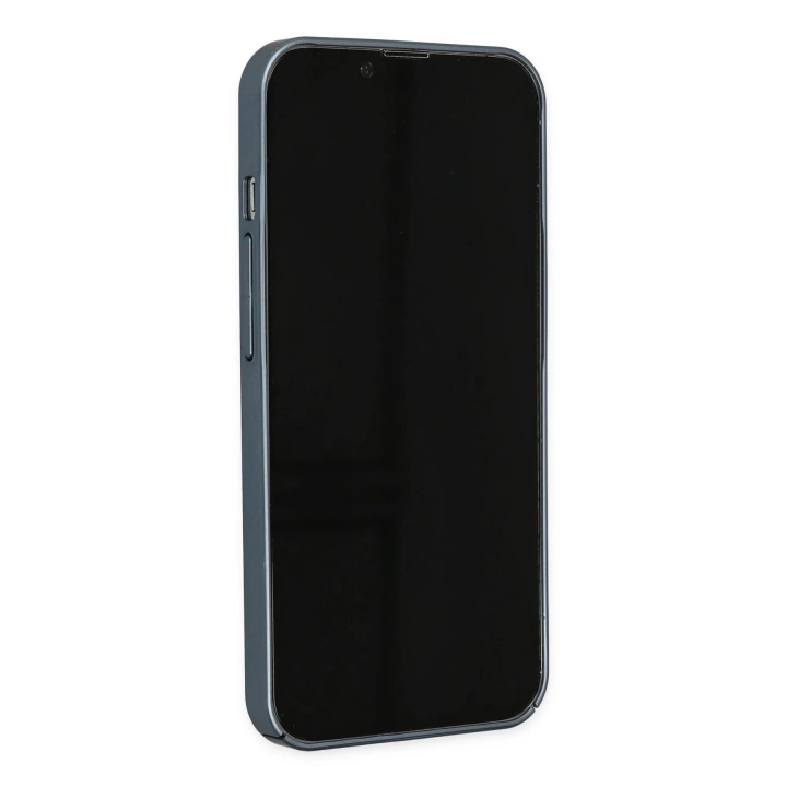 BFS  iPhone 12 Kılıf Jack Magneticsafe Lens Silikon - Sierra Blue