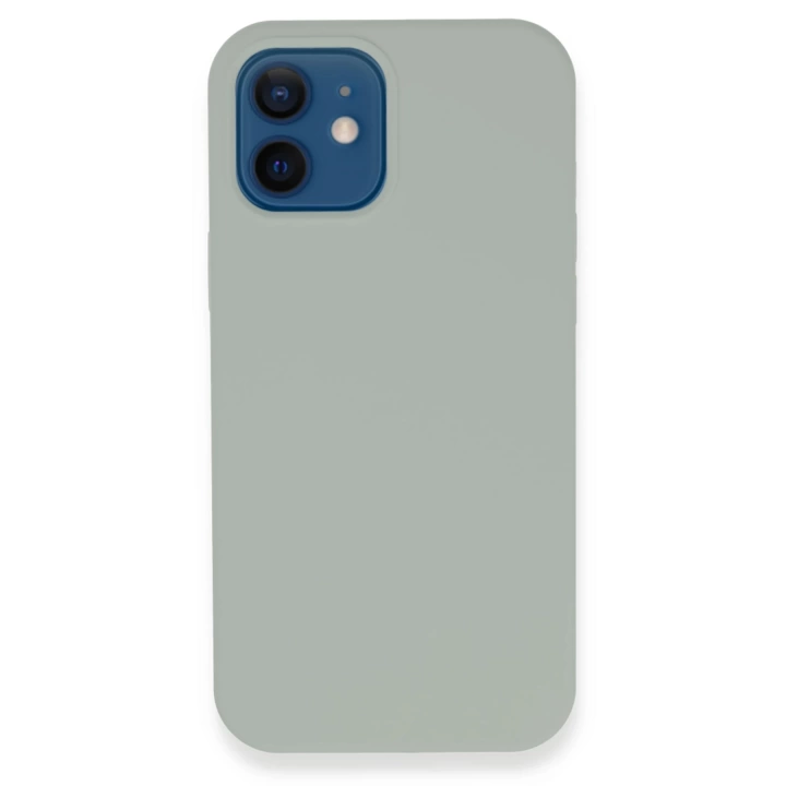 BFS  iPhone 12 Kılıf Lansman Legant Silikon - Açık Gri