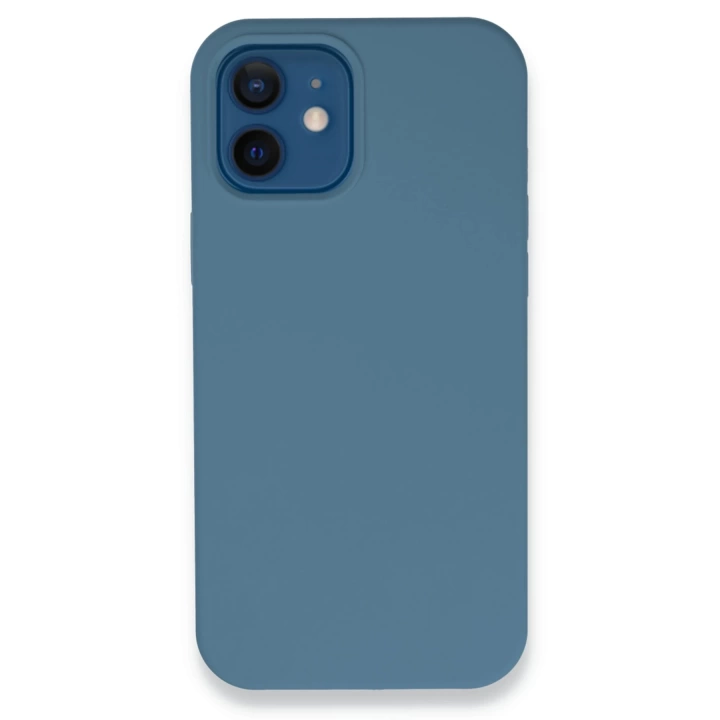 BFS  iPhone 12 Kılıf Lansman Legant Silikon - Açık Mavi