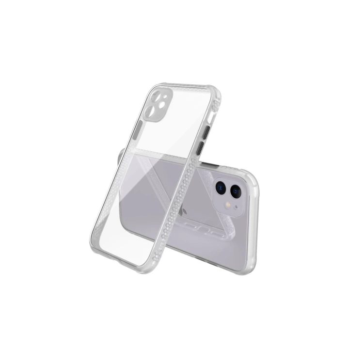 BFS  iPhone 12 Kılıf Miami Şeffaf Silikon - Şeffaf