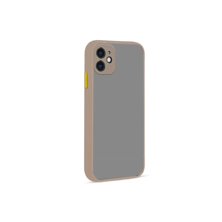 BFS  iPhone 12 Kılıf Montreal Silikon Kapak - Pembe