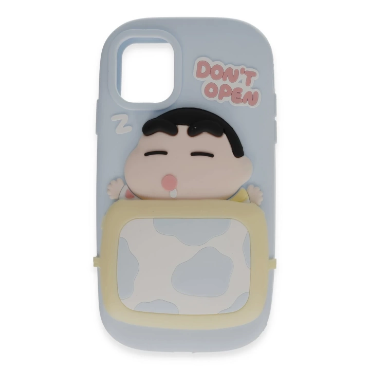 BFS  iPhone 12 Kılıf Poky Karakter Silikon Kapak - Desen 3
