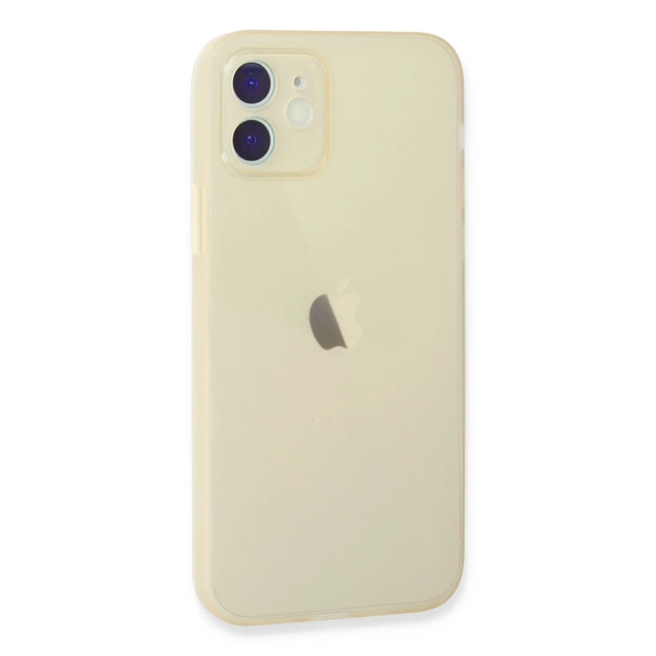 BFS  iPhone 12 Kılıf Puma Silikon - Gold