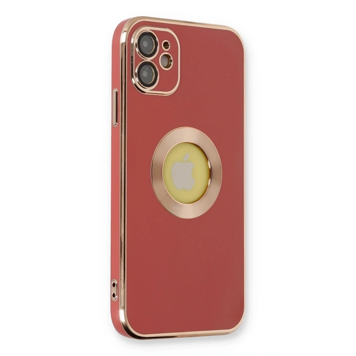 BFS  iPhone 12 Kılıf Store Silikon - Kırmızı