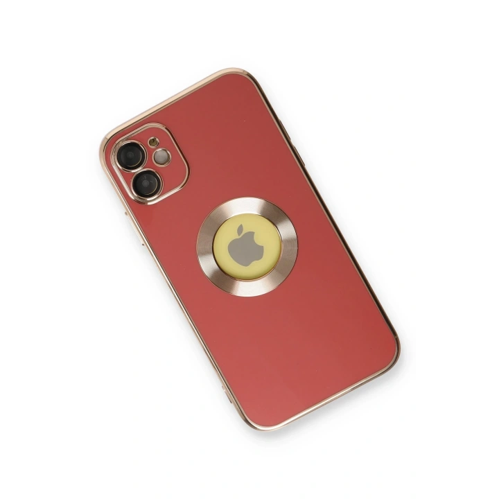 BFS  iPhone 12 Kılıf Store Silikon - Kırmızı