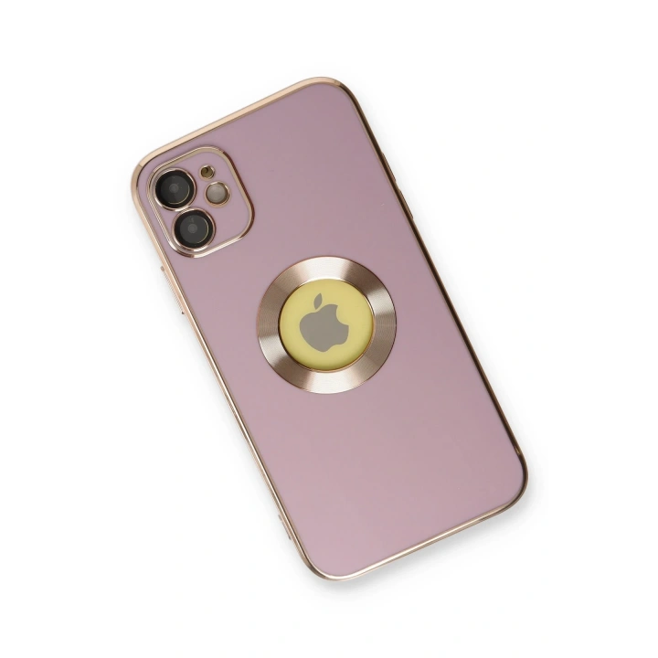 BFS  iPhone 12 Kılıf Store Silikon - Mor