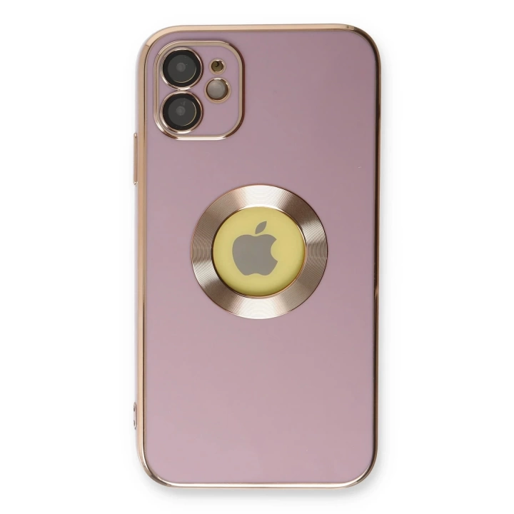 BFS  iPhone 12 Kılıf Store Silikon - Mor
