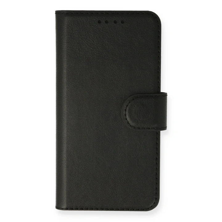 BFS  iPhone 12 Kılıf Trend S Plus Kapaklı Kılıf - Siyah