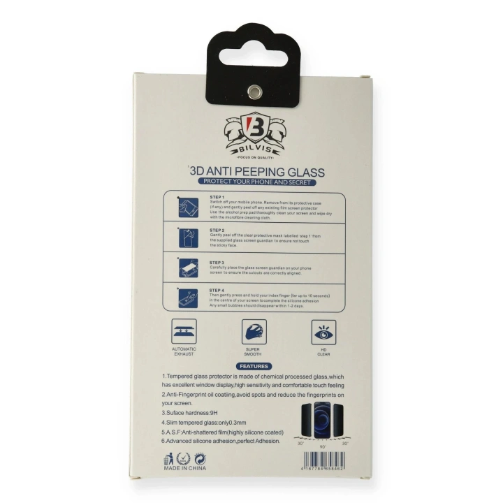 BFS  iPhone 12 Mini Bilvis Hayalet Cam Ekran Koruyucu