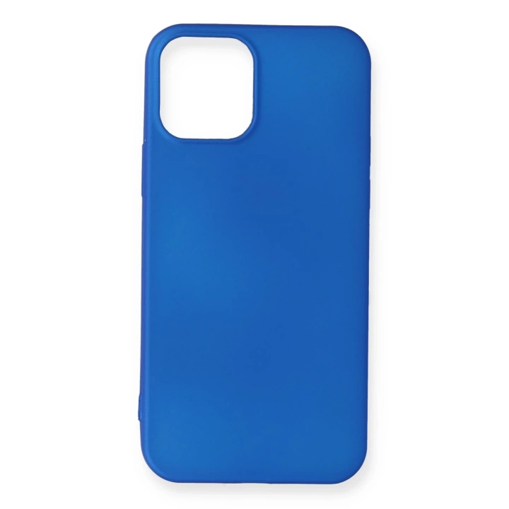 BFS  iPhone 12 Mini Kılıf First Silikon - Mavi