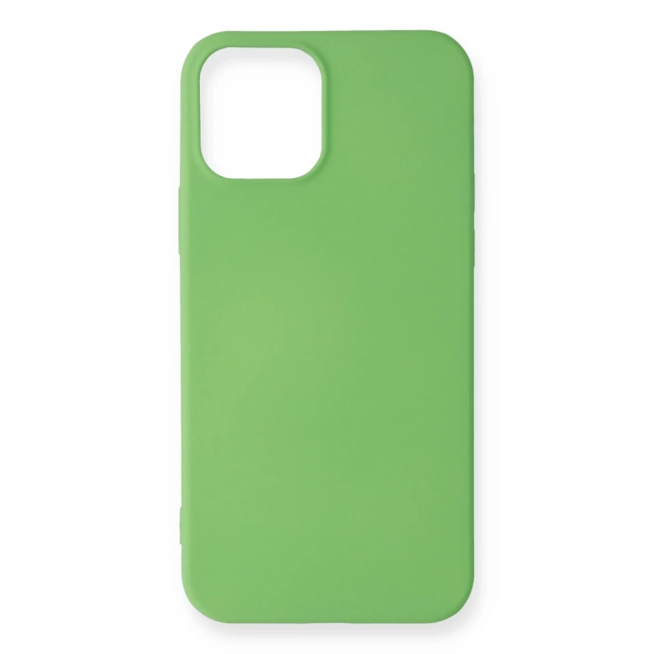 BFS  iPhone 12 Mini Kılıf First Silikon - Yeşil