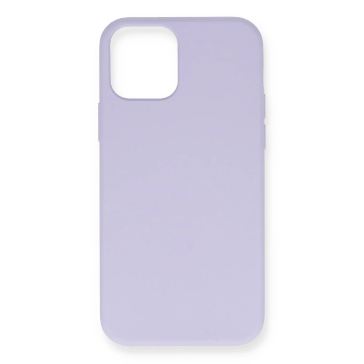 BFS  iPhone 12 Mini Kılıf Nano içi Kadife Silikon - Lila