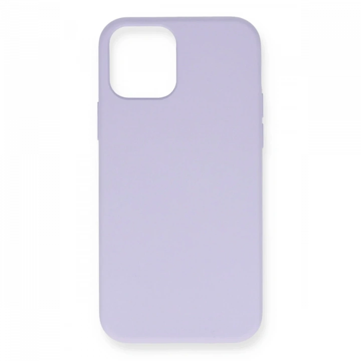 BFS  iPhone 12 Mini Kılıf Nano içi Kadife Silikon - Lila