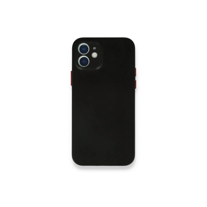 BFS iPhone 12 Mini Kılıf PP Ultra İnce Kapak - Siyah