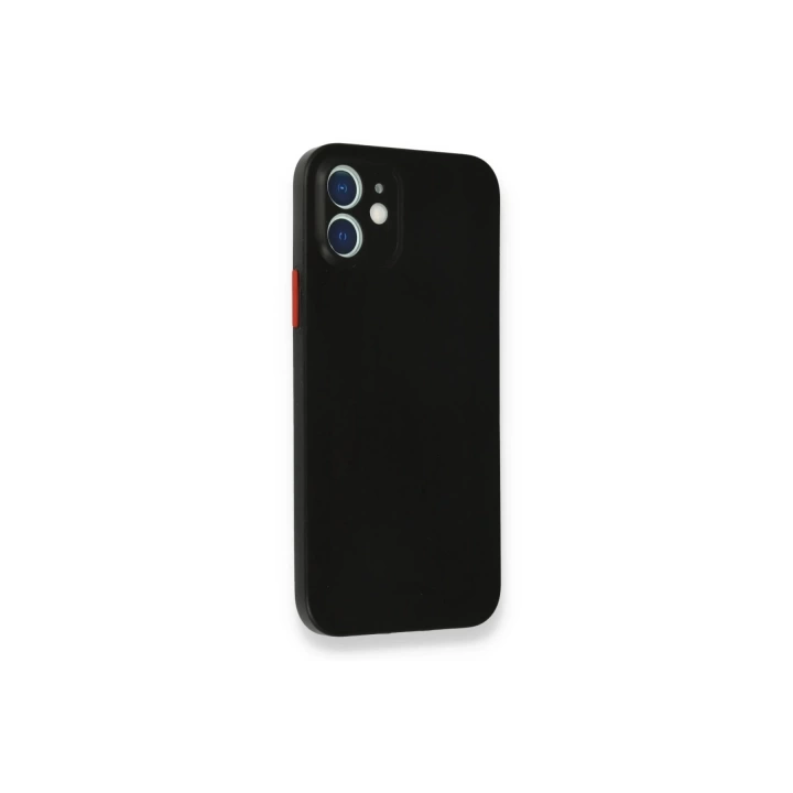 BFS  iPhone 12 Mini Kılıf PP Ultra İnce Kapak - Siyah