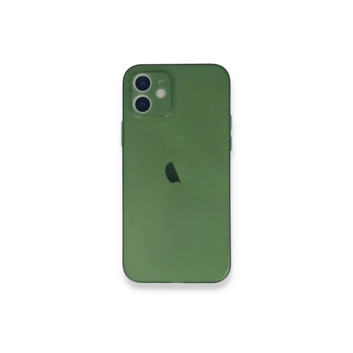 BFS  iPhone 12 Mini Kılıf PP Ultra İnce Kapak - Yeşil