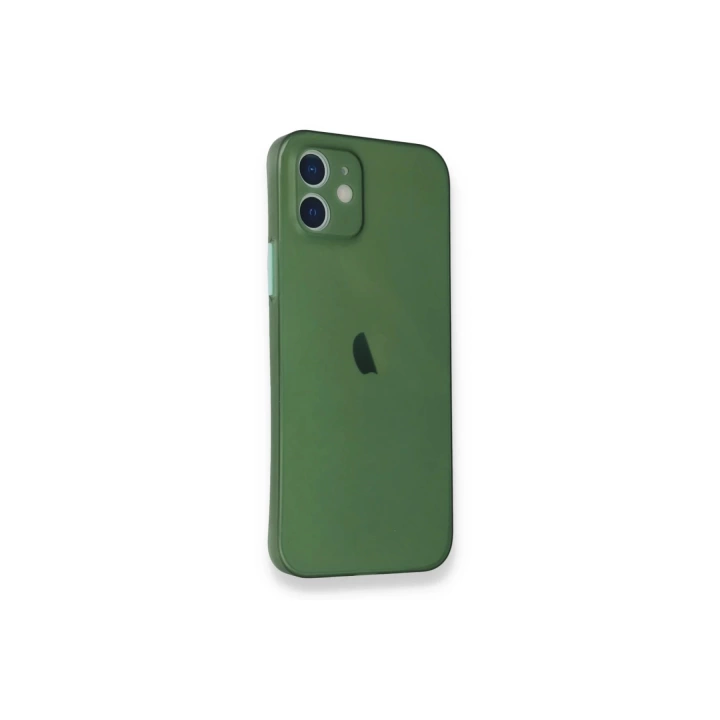 BFS  iPhone 12 Mini Kılıf PP Ultra İnce Kapak - Yeşil