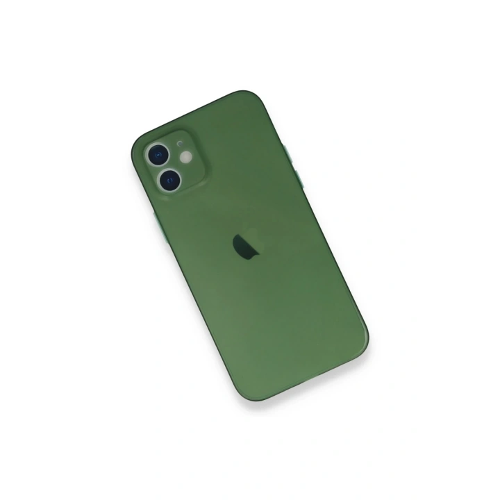BFS  iPhone 12 Mini Kılıf PP Ultra İnce Kapak - Yeşil