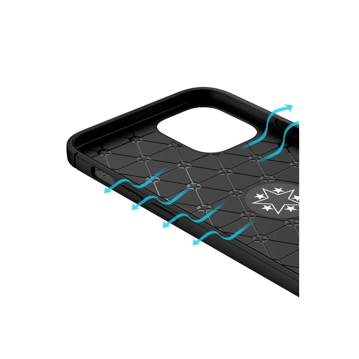 BFS  iPhone 12 Mini Kılıf Range Yüzüklü Silikon - Mavi