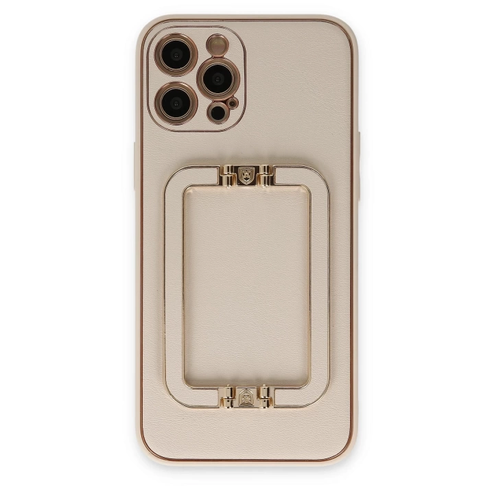 BFS  iPhone 12 Pro Kılıf Coco Elit Kapak - Gold