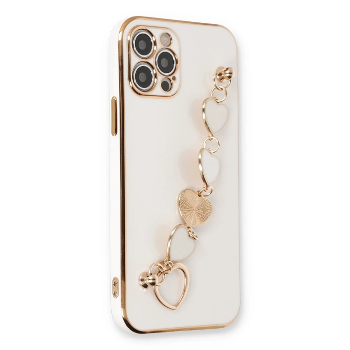 BFS  iPhone 12 Pro Kılıf Esila Silikon - Beyaz