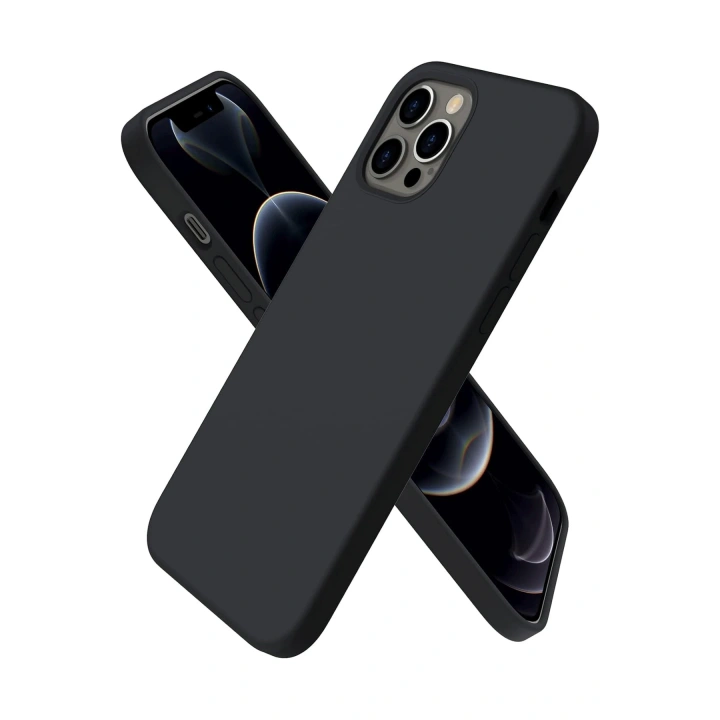BFS  iPhone 12 Pro Kılıf First Silikon - Siyah