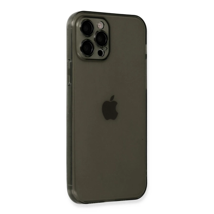 BFS  iPhone 12 Pro Kılıf Fly Lens Silikon - Siyah