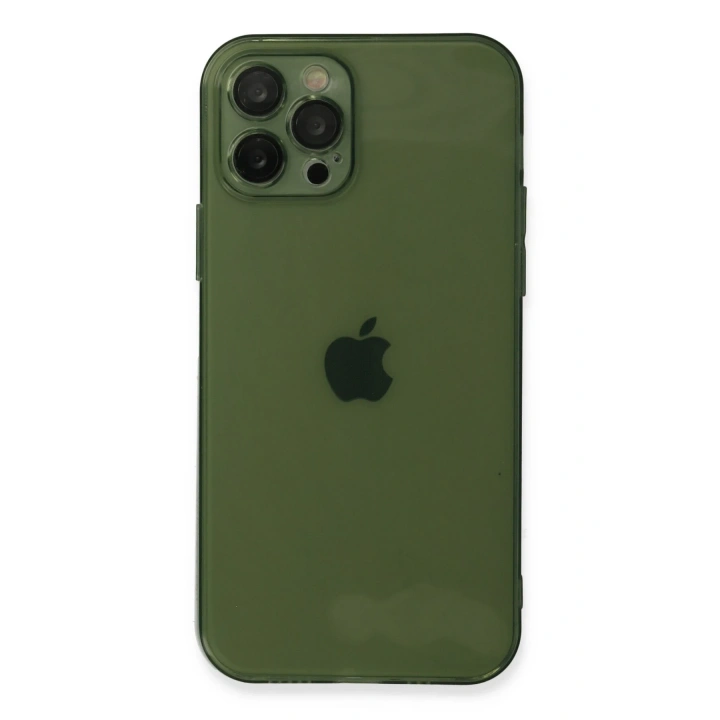 BFS  iPhone 12 Pro Kılıf Fly Lens Silikon - Yeşil