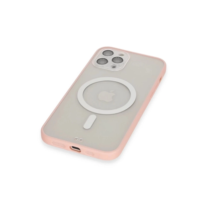 BFS  iPhone 12 Pro Kılıf Grand Magneticsafe Kapak - Pembe