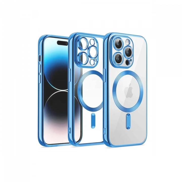 BFS  iPhone 12 Pro Kılıf Kross Magneticsafe Kapak - Sierra Blue