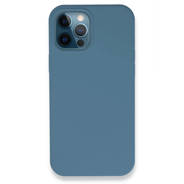 BFS  iPhone 12 Pro Kılıf Lansman Legant Silikon - Açık Mavi