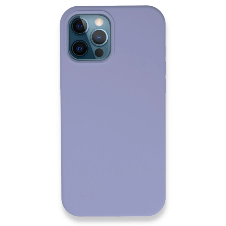 BFS  iPhone 12 Pro Kılıf Lansman Legant Silikon - Lila