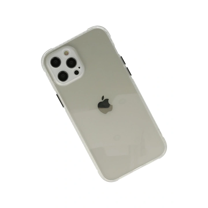 BFS  iPhone 12 Pro Kılıf Miami Şeffaf Silikon - Şeffaf