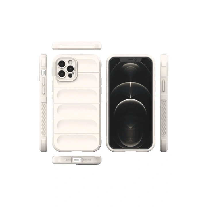 BFS  iPhone 12 Pro Kılıf Optimum Silikon - Krem