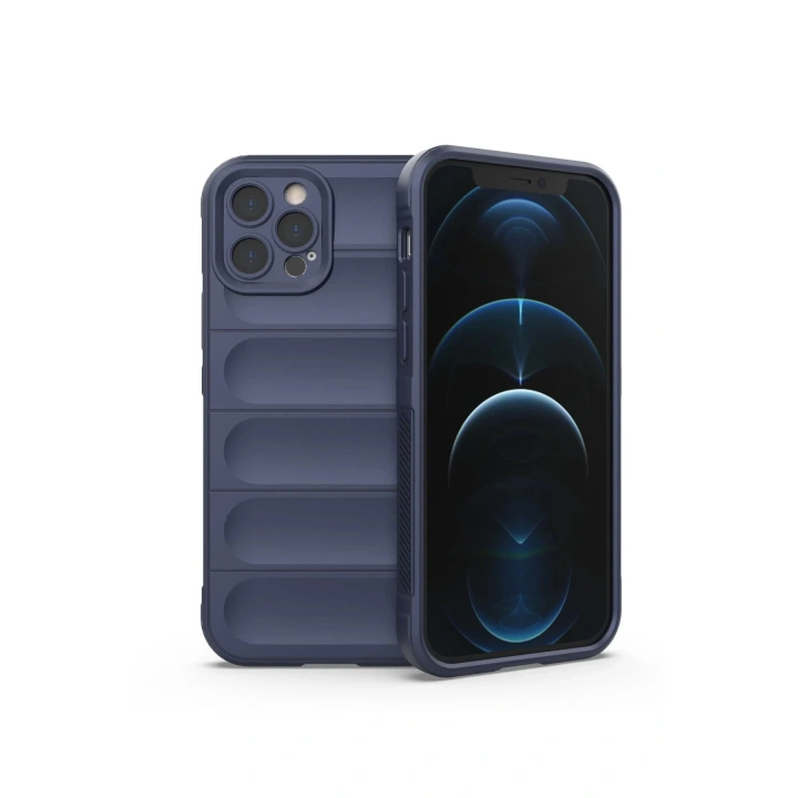 BFS iPhone 12 Pro Kılıf Optimum Silikon - Lacivert