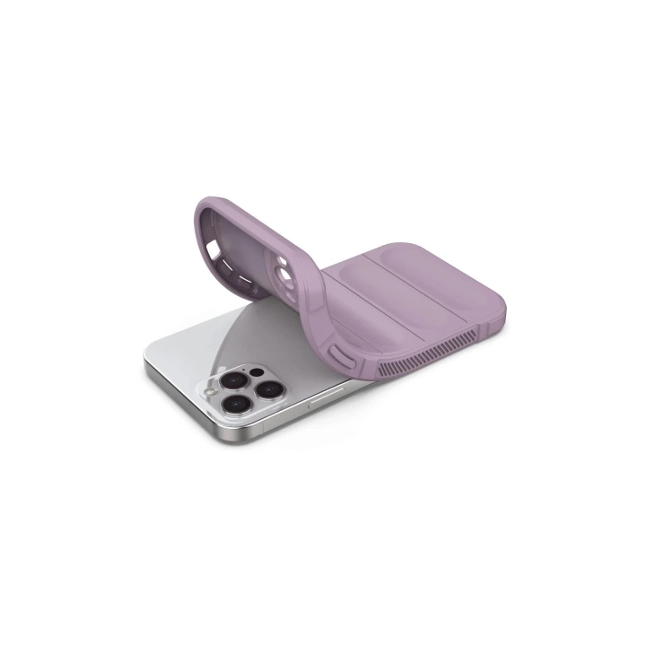 BFS  iPhone 12 Pro Kılıf Optimum Silikon - Mor