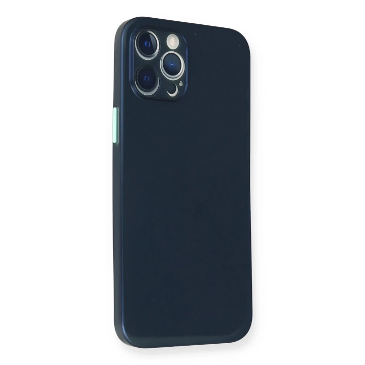 BFS  iPhone 12 Pro Kılıf PP Ultra İnce Kapak - Mavi