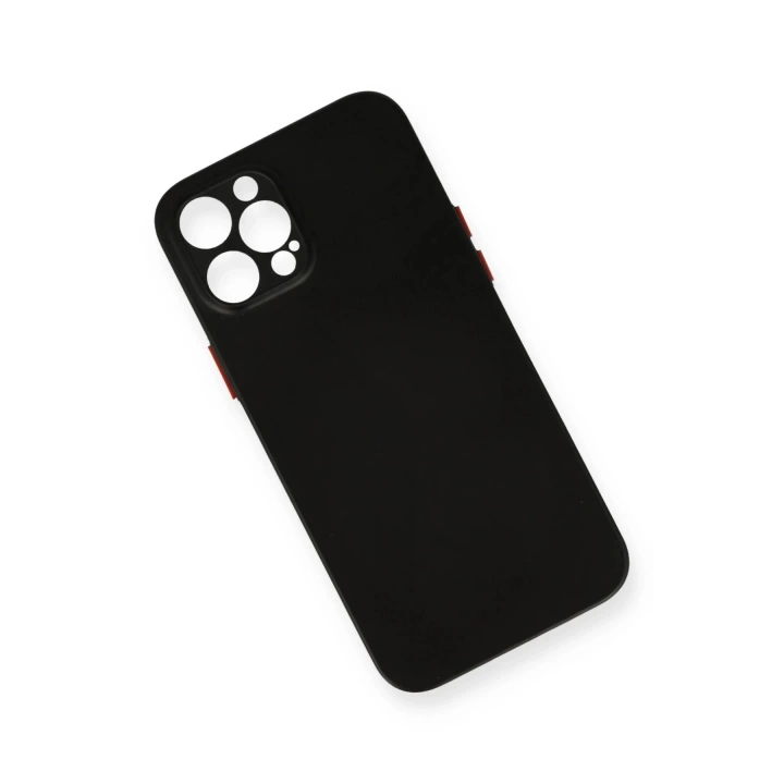 BFS  iPhone 12 Pro Kılıf PP Ultra İnce Kapak - Siyah