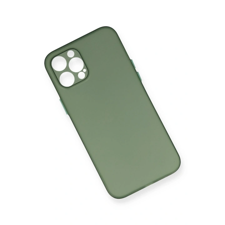 BFS  iPhone 12 Pro Kılıf PP Ultra İnce Kapak - Yeşil